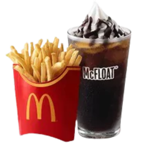 mcdo fries menu Large Fries N’ McFloat Combo