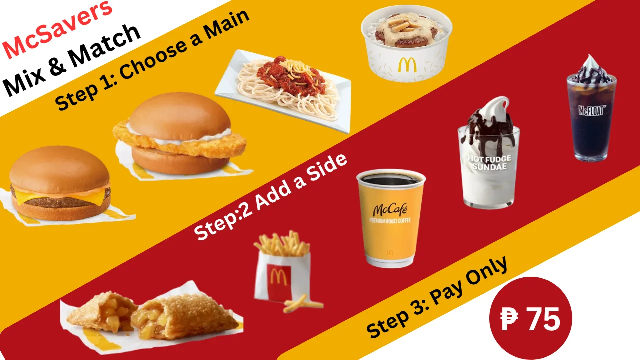Mix and Match McDo 2025 – Updated Prices & Combos in the Philippines 1 Mix and Match McDo