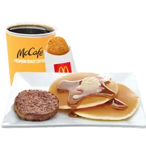 McDonald's Breakfast menu 2-pc. Hotcakes & Sausage Meal