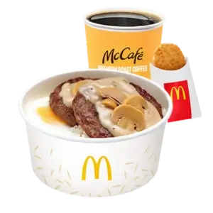 2-pc. Mushroom Pepper Steak w/ Egg Meal