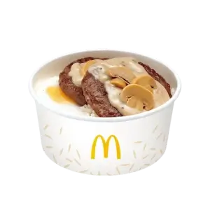 2-pc. Mushroom Pepper Steak w Egg Solo