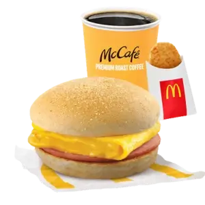 Cheesy Eggdesal w Ham Meal