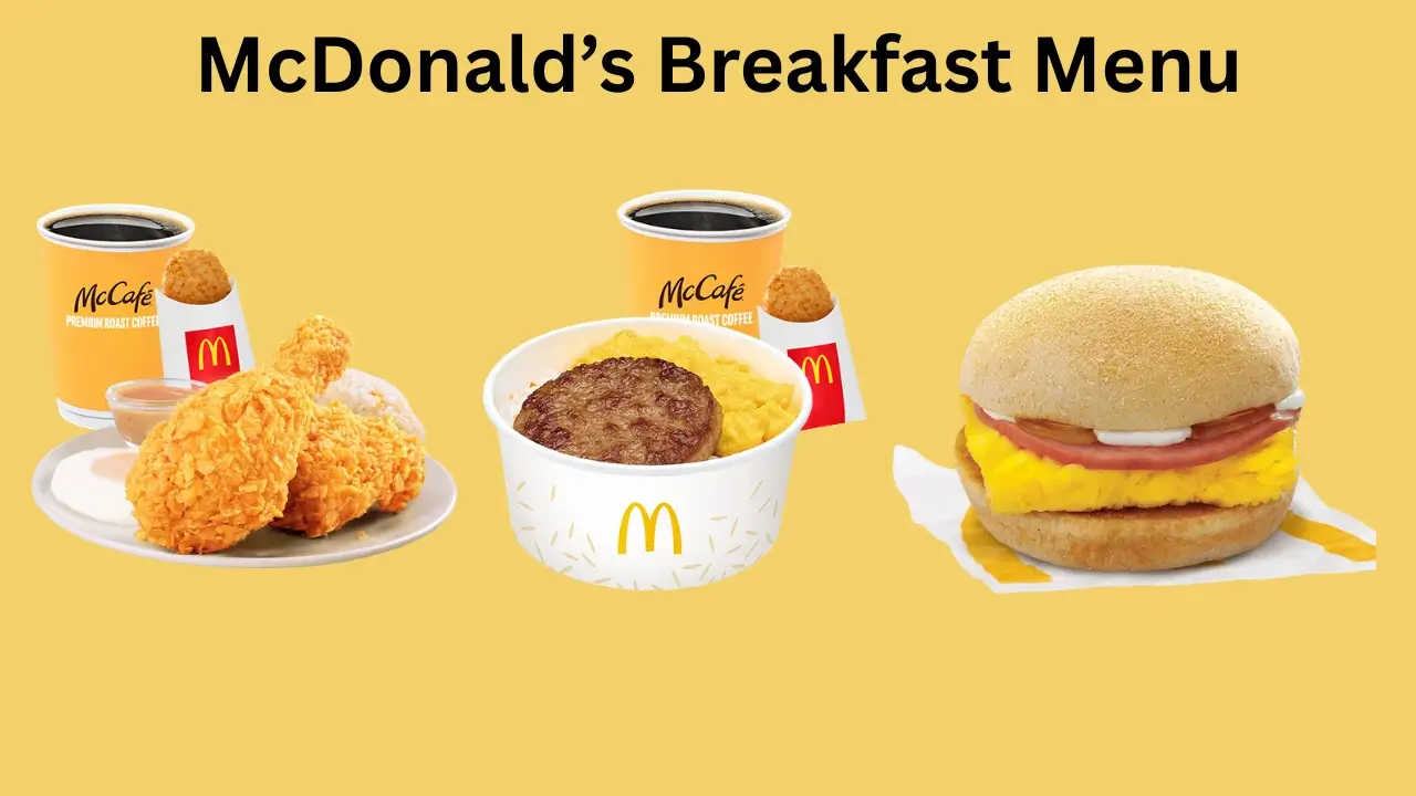 McDonald’s Breakfast Menu