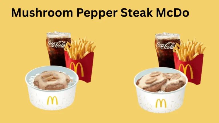 Mushroom Pepper Steak McDo