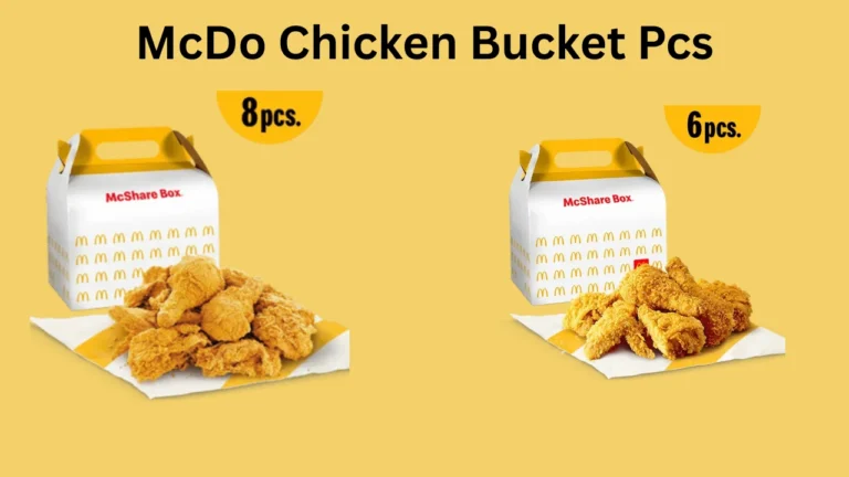 mcdo chicken bucket pcs