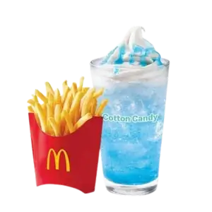 Cotton Candy McFloat & Medium Fries Combo