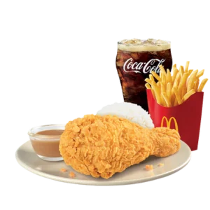6-pc Chicken McNuggets Meal A la Carte with Cajun Sauce 1-pc. Chicken McDo & Fries Meal