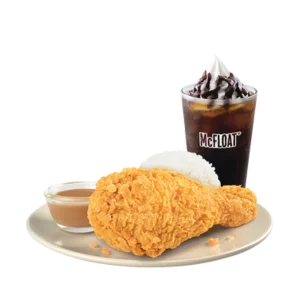 1-pc. Chicken McDo w/ Rice & Coke McFloat Meal 1-pc. Chicken McDo w Rice & Coke McFloat Meal