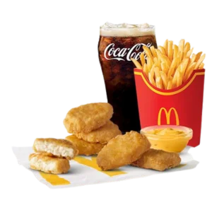 6-pc Chicken McNuggets Large Meal w/ Fries, Drink & Cajun Sauce 6-pc Chicken McNuggets Large Meal w Fries, Drink & Cajun Sauce