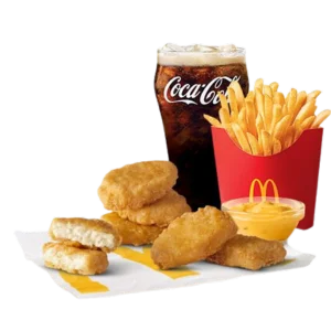 6-pc Chicken McNuggets Medium Meal w/ Fries, Drink & Cajun Sauce 6-pc Chicken McNuggets Medium Meal w Fries, Drink & Cajun Sauce