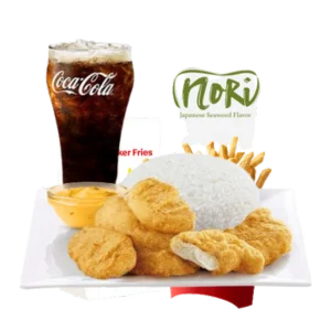 6-pc Chicken McNuggets Medium Meal with Rice, Drink & Cajun Sauce 6-pc Chicken McNuggets Medium Meal with Rice, Drink & Cajun Sauce