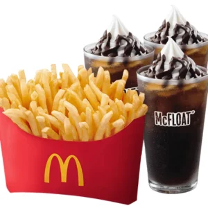 BFF Fries N' McFloat Combo Mcdo group meal menu: BFF Fries N' McFloat Combo