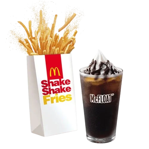 Large Shake Shake Fries BBQ N' McFloat Combo Large Shake Shake Fries BBQ N' McFloat Combo
